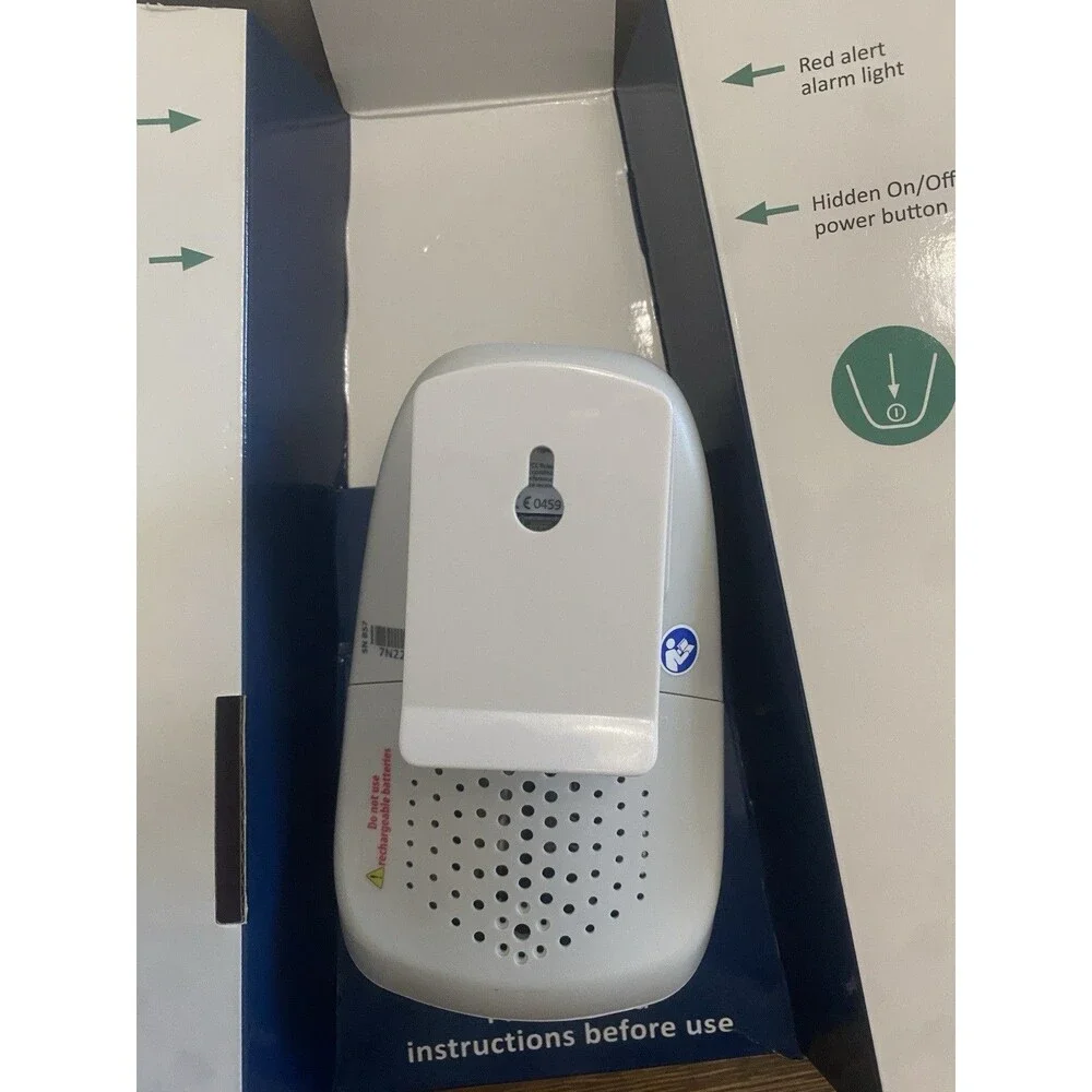 BabySense 7 Movement Baby Monitor - White (BSN-BS7) - New Open Box